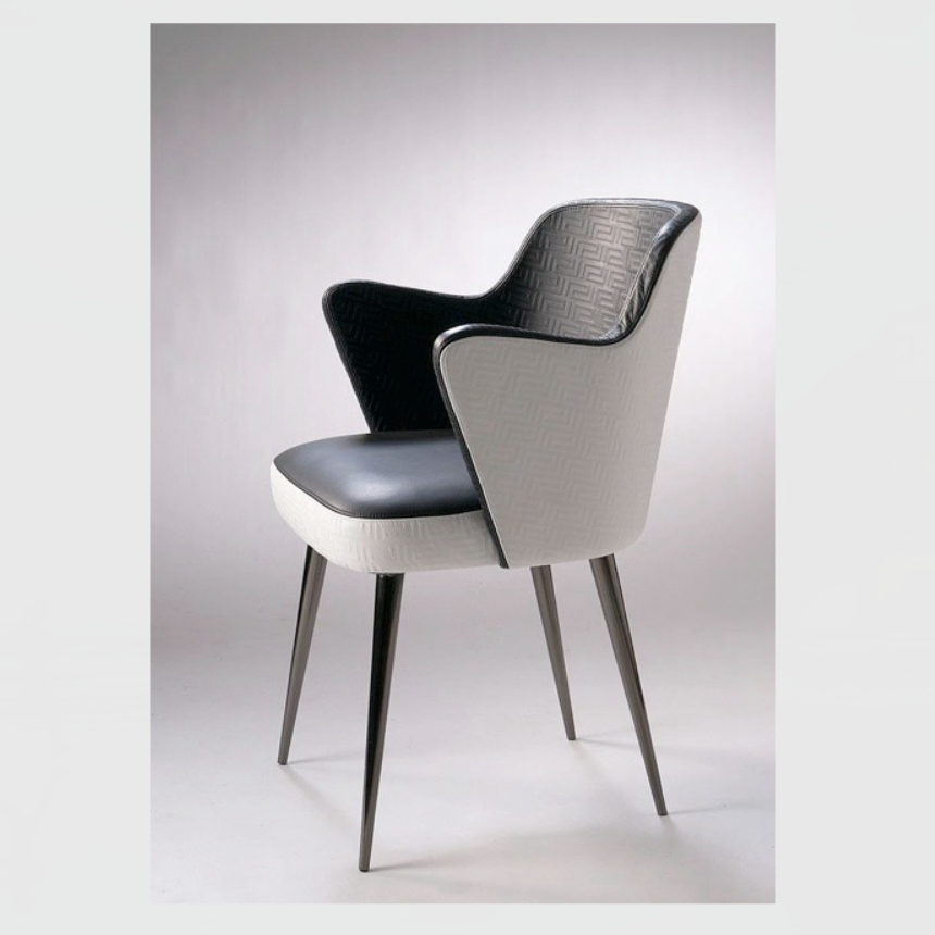 Moon Versace Home Dining Chair with Armrests
