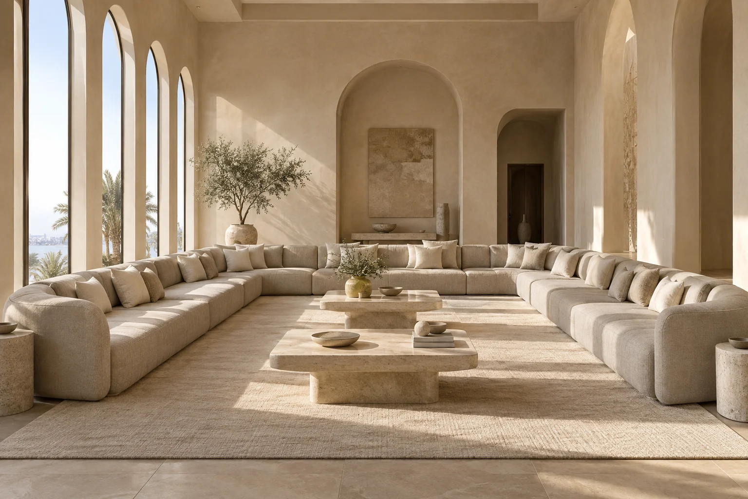 Sand & Arches — Majlis concept interior